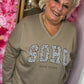 Sweater Soho Beige Plus Size Maat 46 t/m 52-54