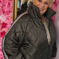 Jack Puffy Bruin Plus Size maat 46 tot 50-52