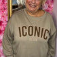 Sweater Icon Taupe Plus Size Maat 46 t/m 54