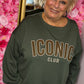 Sweater Icon Leger Groen Plus Size Maat 46 t/m 54