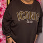 Sweater Icon Bruin Plus Size Maat 46 t/m 54