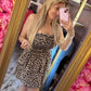 Jurk Strapless Panter