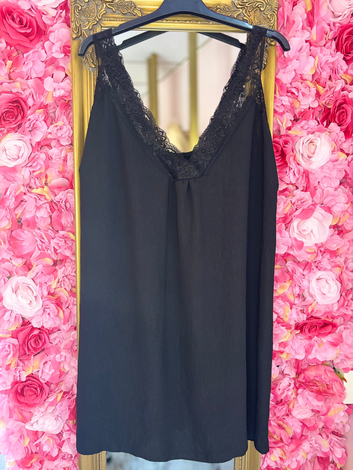 Top Chique Zwart Plus Size Maat 46 t/m 52