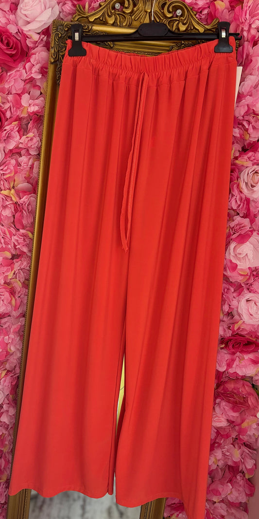 Broek Travel Koraal Plus Size maat t/m 54