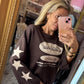 Long Sleeve Star Hustle Bruin tot Maat 42