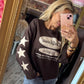 Long Sleeve Star Hustle Bruin tot Maat 42