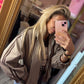 Bomber Stripe Shell Taupe tot maat 44