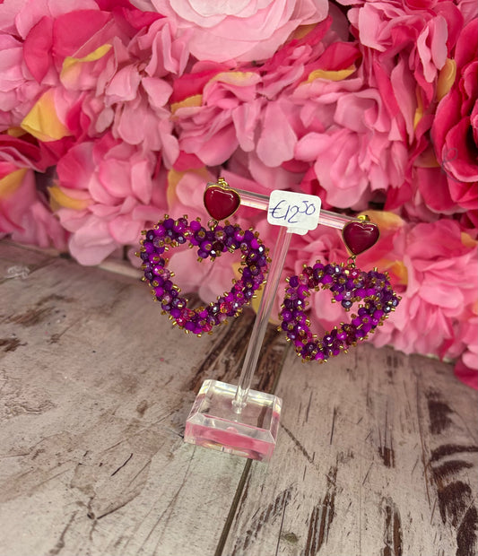 Heart Purple