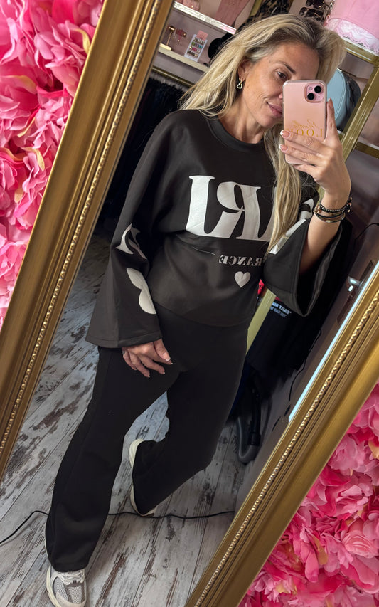 Comfy Set Paris Bruin tot maat 40