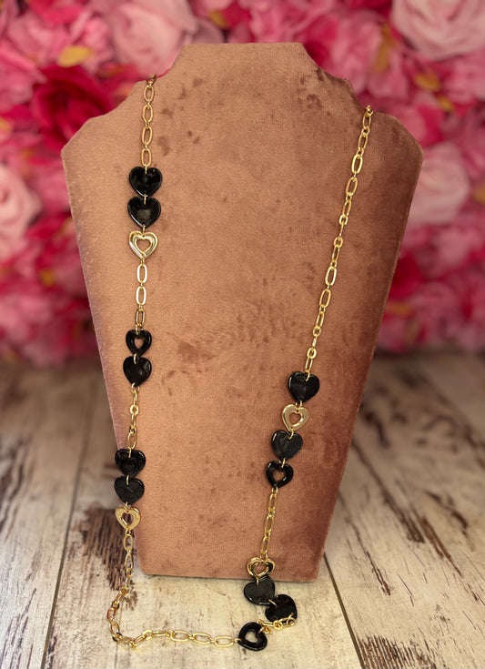 Ketting Black Gold Love