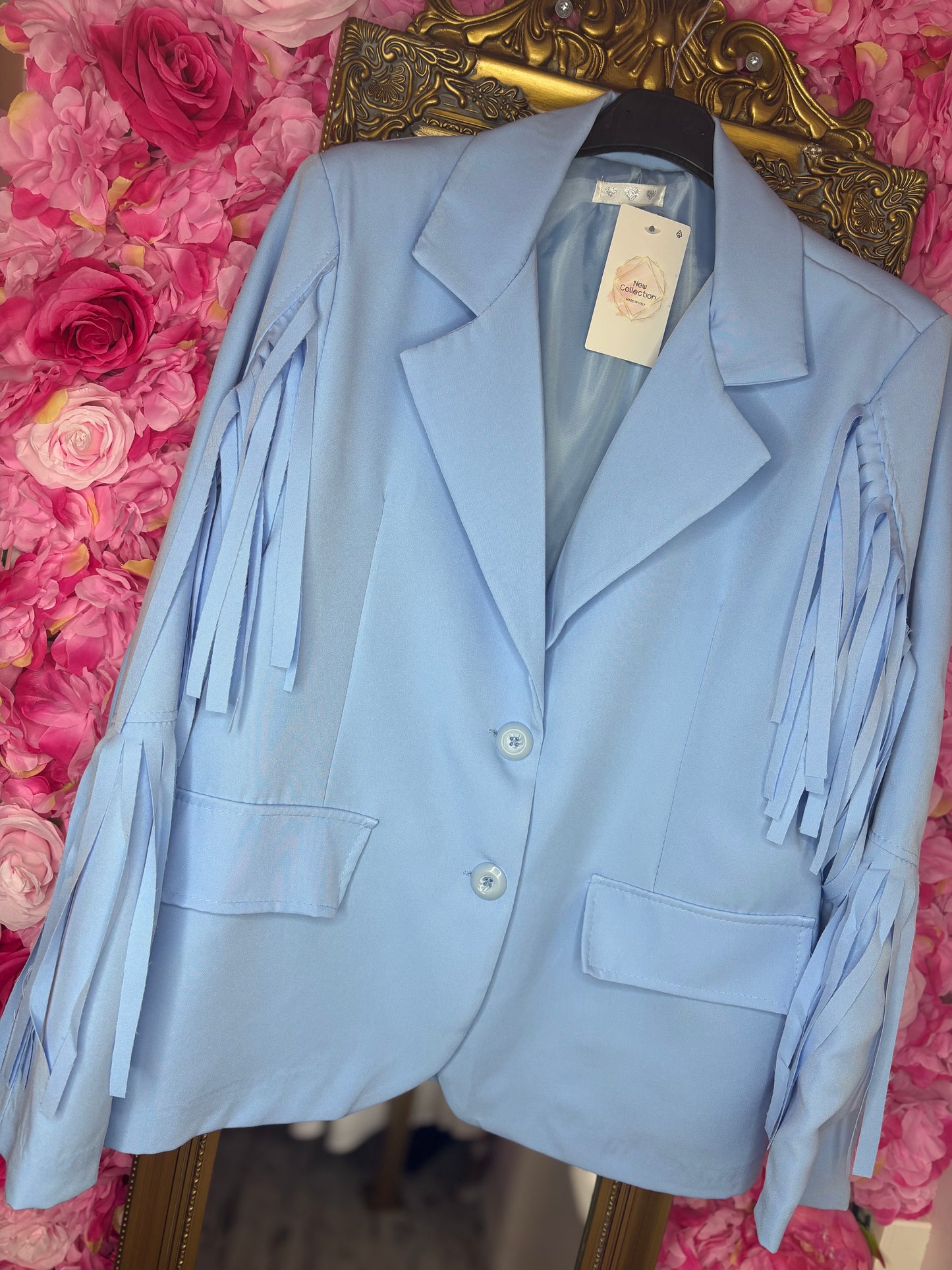 Colbert Franka Licht Blauw Maat tot maat 42