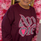 Sweater Amour Bordeaux Plus Size Maat 48 t/m 54