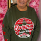 Long Sleeve Original Leger Groen Plus Size maat 48 t/m 54