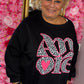 Sweater Amour Zwart Plus Size Maat 48 t/m 54