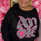 Sweater Amour Zwart Plus Size Maat 48 t/m 54