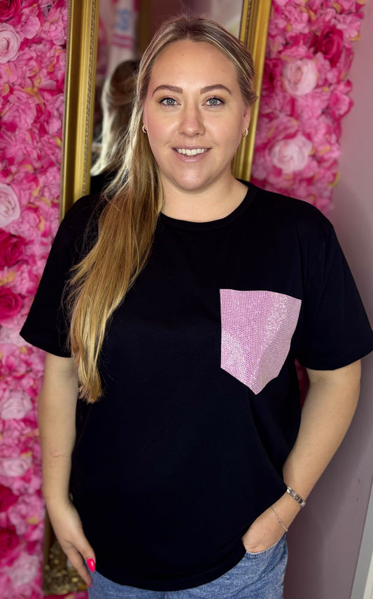 T-shirt Swar Wit Plus Size tot Maat 48