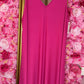 Jurk Fay Fuchsia Plus Size 46 t/m 52