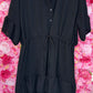 Jurk Marbella Zwart Plus Size 48 t/m 54-56