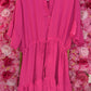 Jurk Marbella Fuchsia Plus Size 48 t/m 54-56