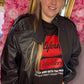 Jacket Leather Look Bruin Plus Size tot maat 48