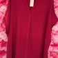 Blouse Joanie Bordeaux Plus Size maat 48 t/m 54-56