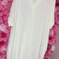 Lange Jurk Summer Wit Maat 48 t/m 54-56