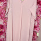 Lange Jurk Summer Licht Roze Maat 48 t/m 54-56