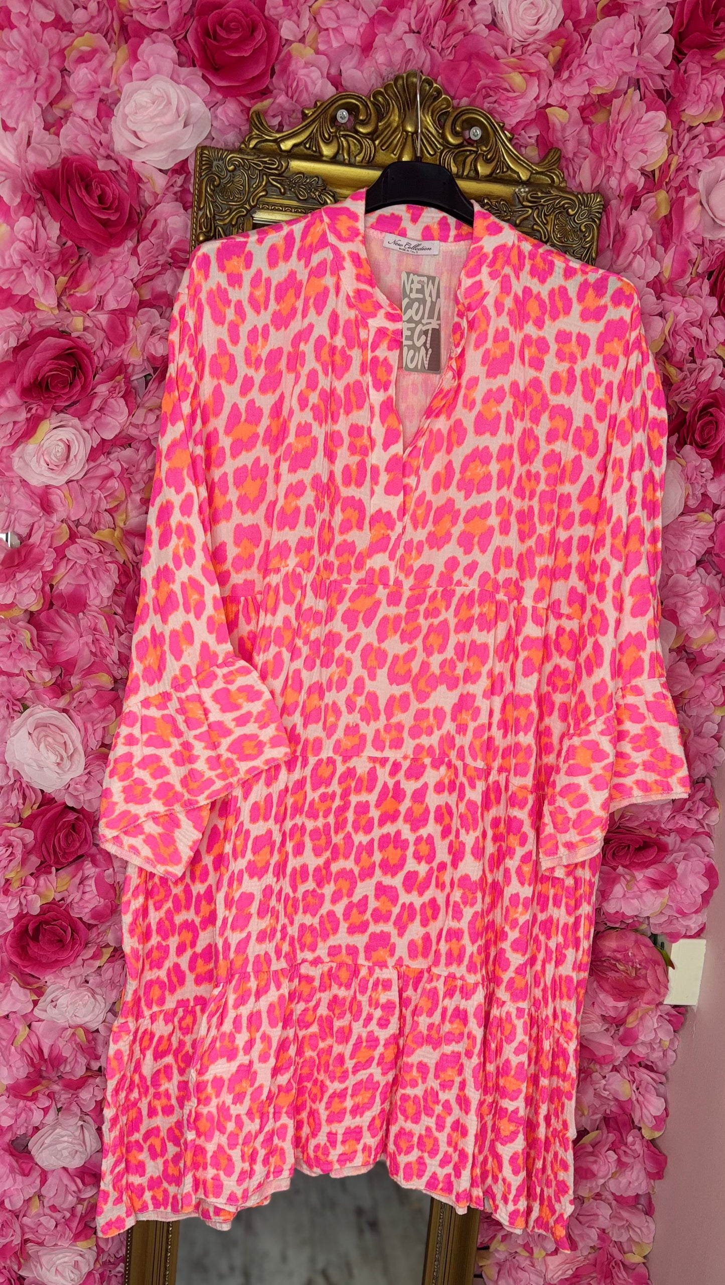 Jurk The Vibe Roze Maat 48 t/m 54