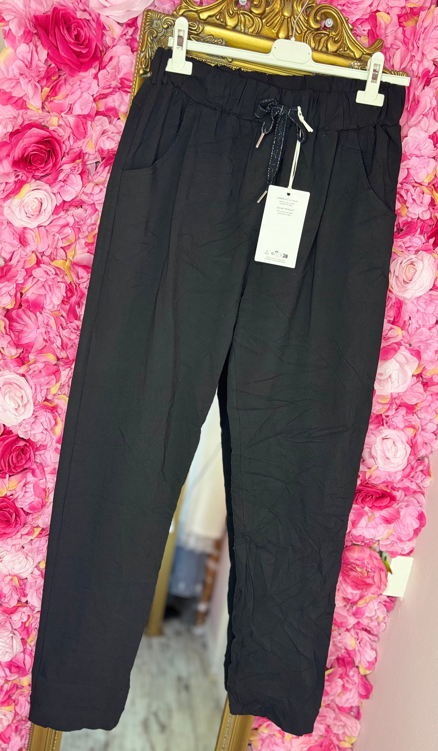 Broek Stretch Zwart Plus Size Maat 46 t/m 52