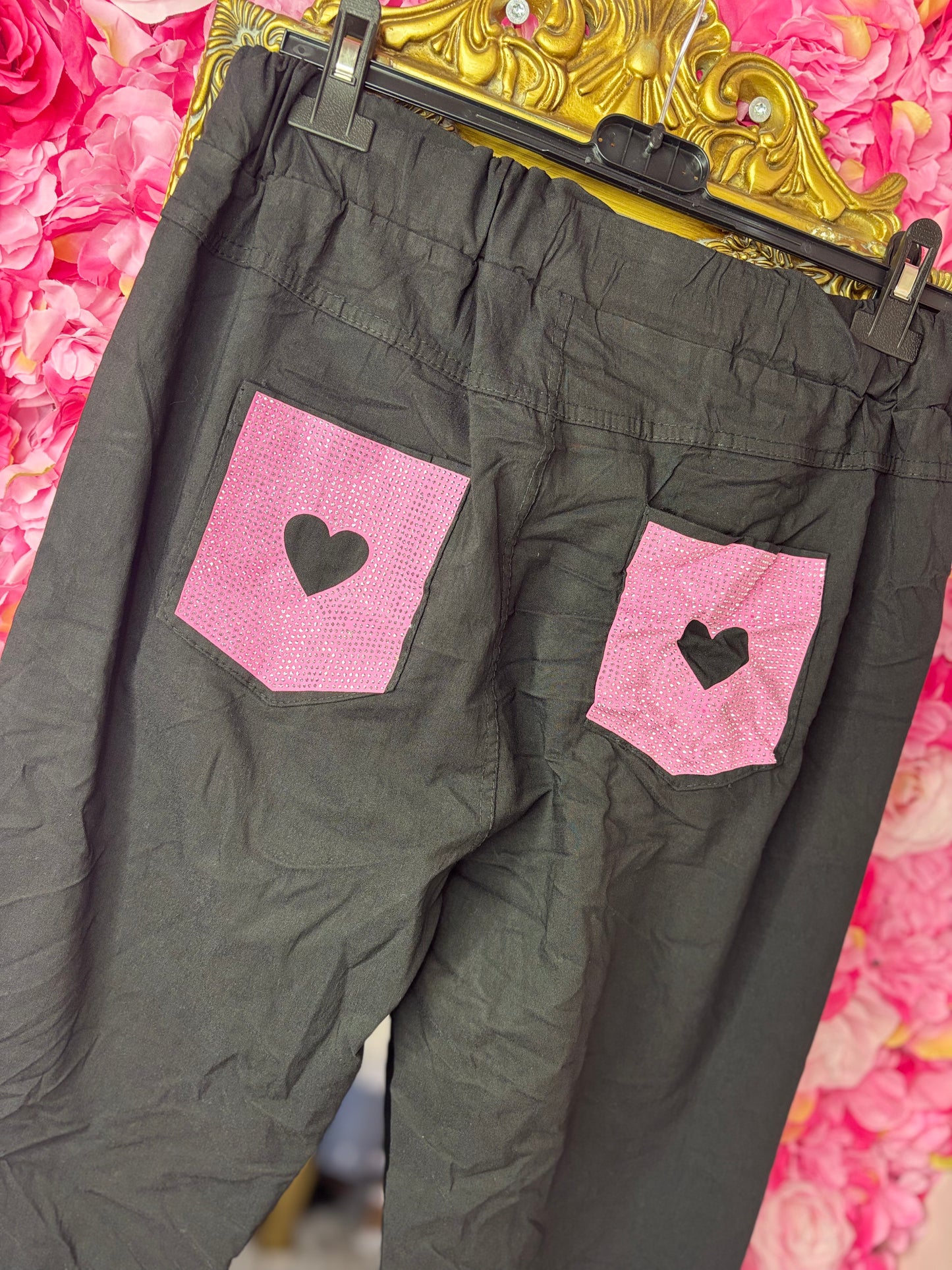 Broek Stretch Zwart Plus Size Maat 46 t/m 52