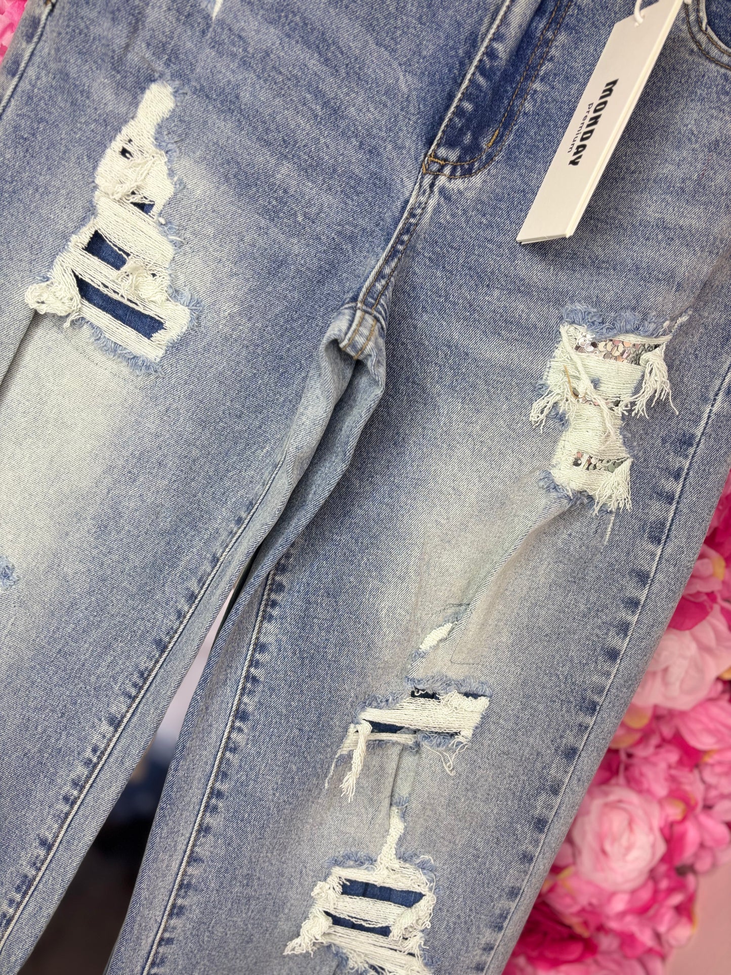 Jeans Destroy Glam maat 34 tot maat 42