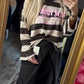 Sweater New york Stripe Tot Maat 44