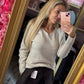 Trui Soft Everyday Beige Tot maat 42