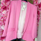 Blazer Barbie Roze tot maat 42