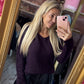 Trui Soft Everyday Bordeaux Tot maat 42