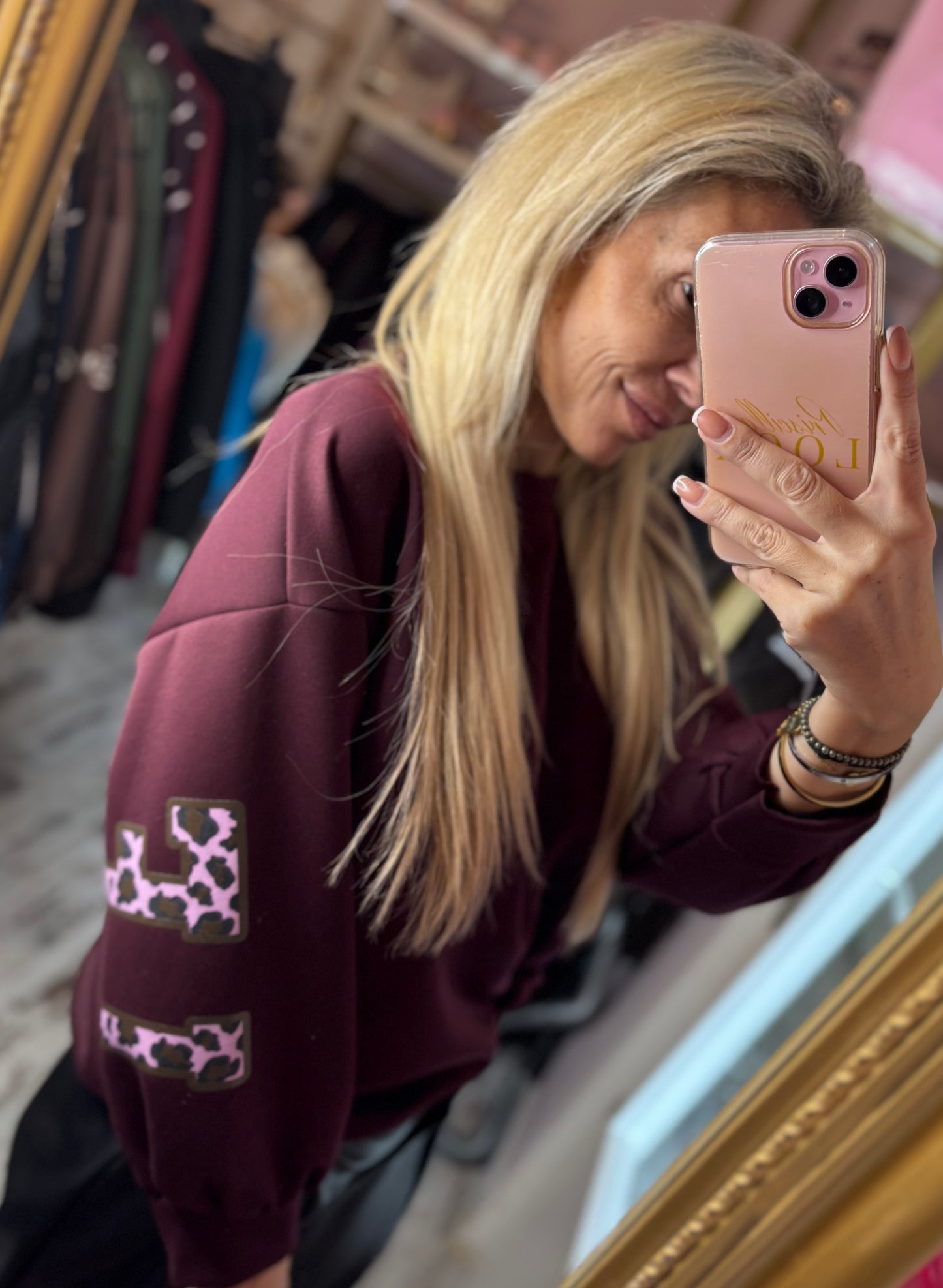Sweater On Top Tot Maat 44
