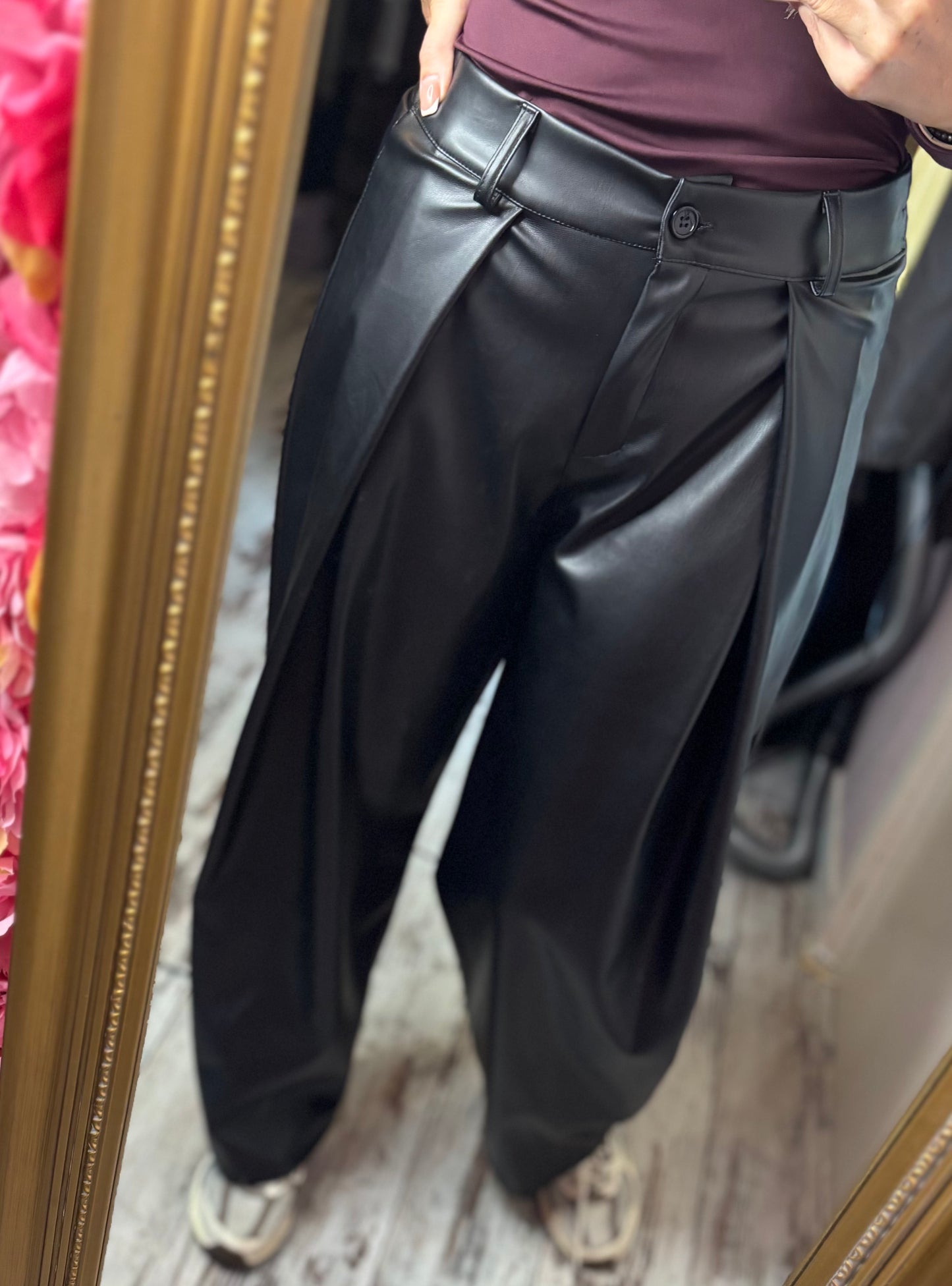 Broek Leather Pantalon Tot maat 42