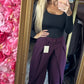 Broek Pantalon Overslag Bordeaux Tot maat 42