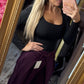 Broek Pantalon Overslag Bordeaux Tot maat 42