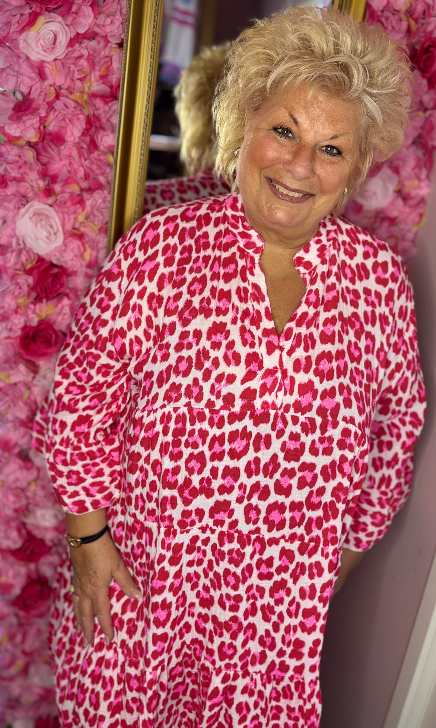 Jurk The Vibe Rood Maat 48 t/m 54