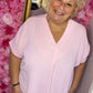 Lange Jurk Summer Licht Roze Maat 48 t/m 54-56