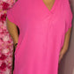 Lange Jurk Summer Fuchsia Maat 48 t/m 54-56