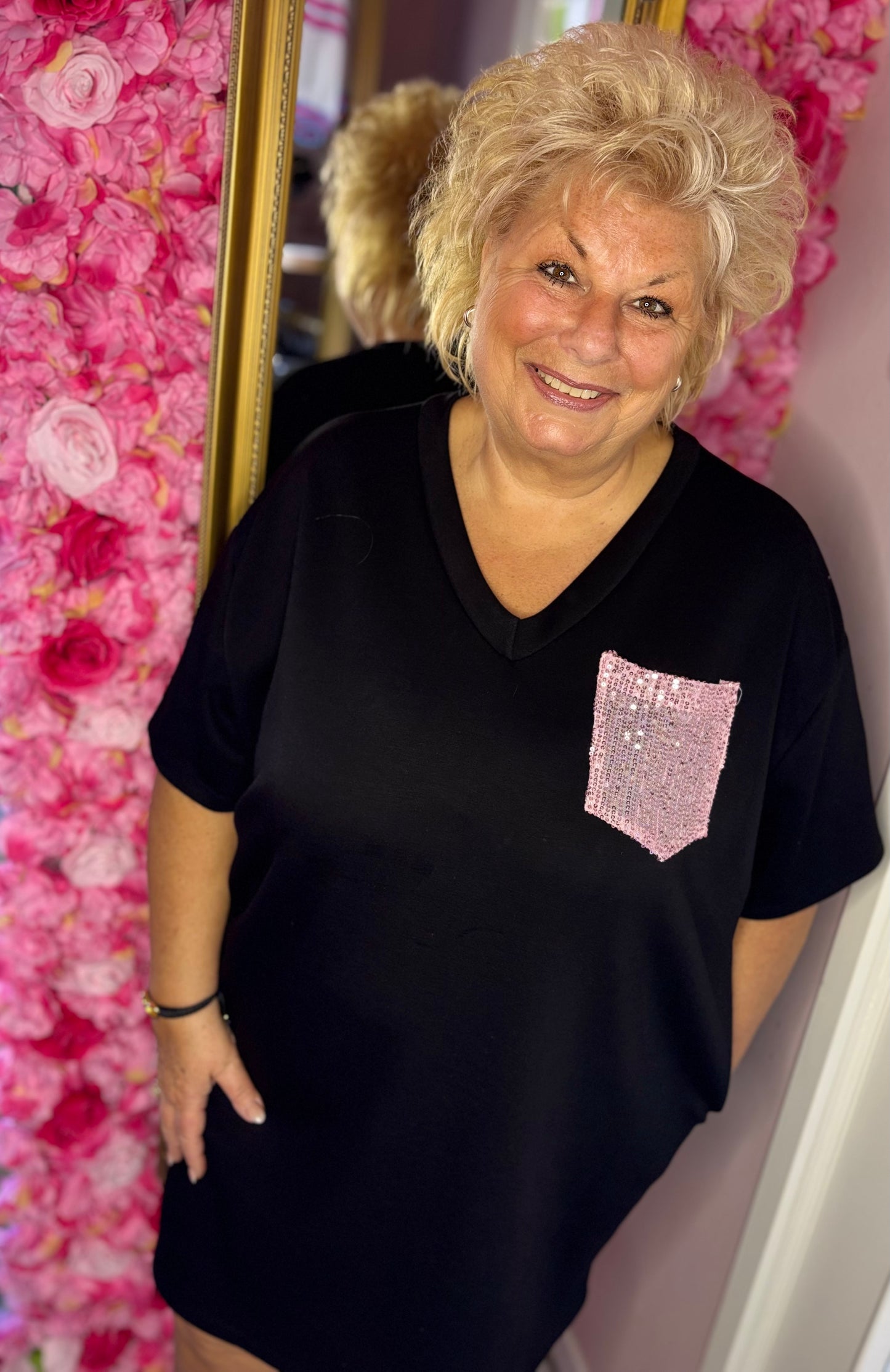 Jurk Favorite Zwart Maat 48 t/m 54