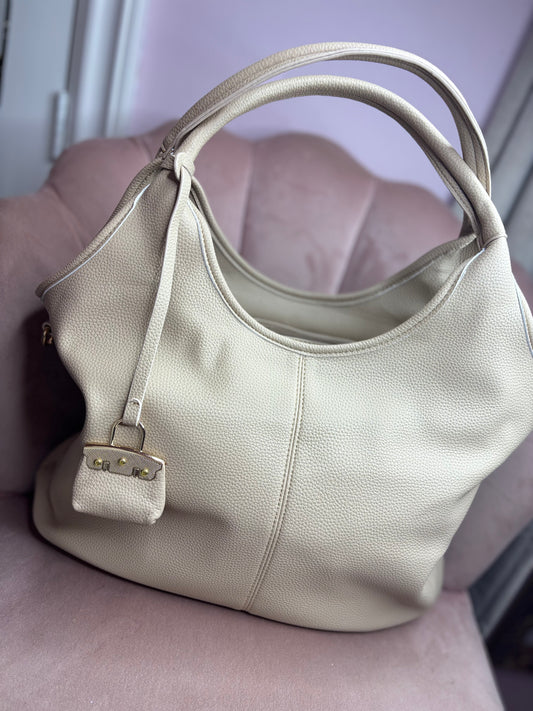 Tas Shopper Beige