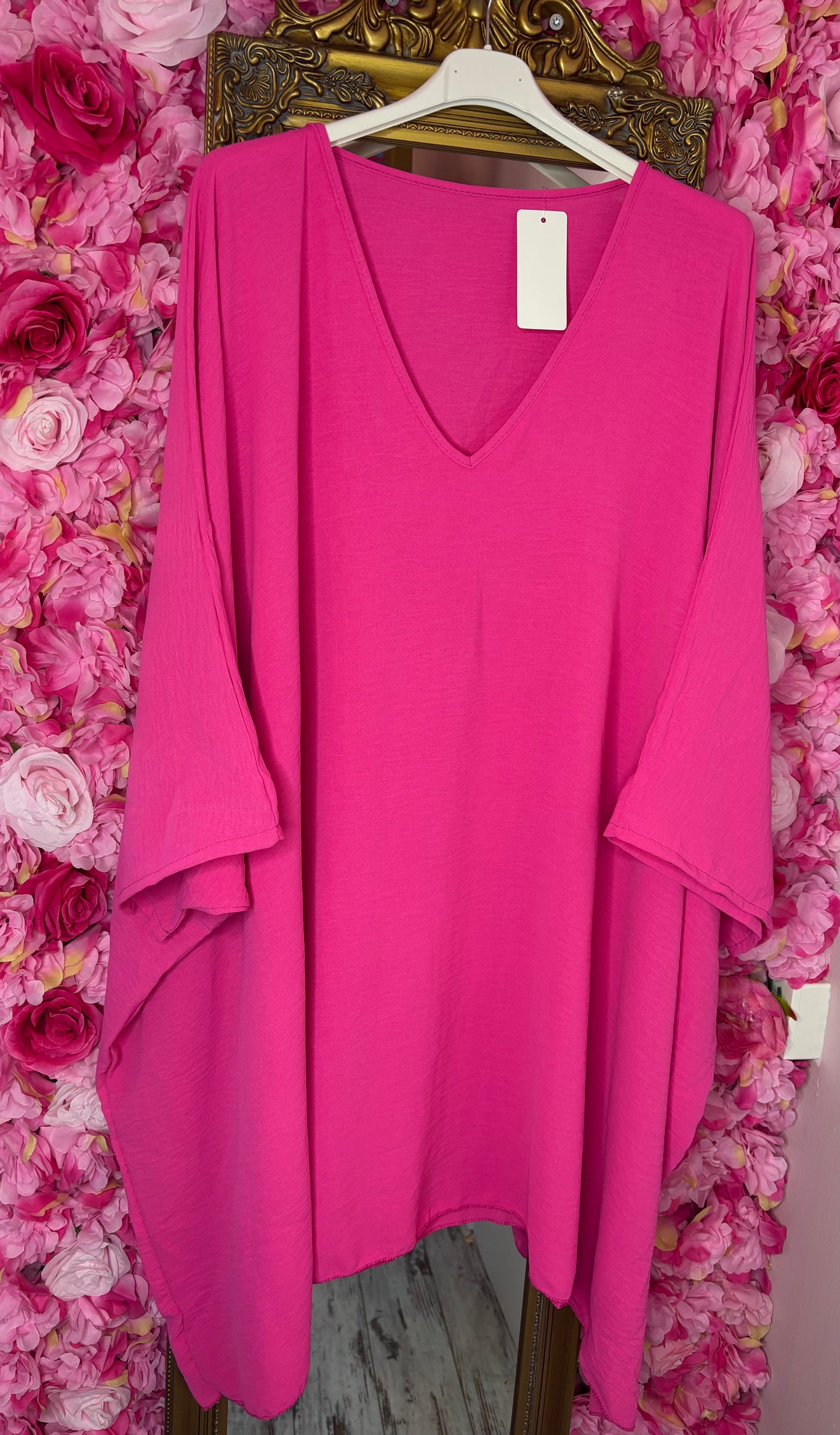 Tuniek Vlinder Fuchsia Maat 50 t/m 58