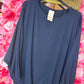 Long Sleeve Balloon Soft Donker Blauw Plus Size maat 46 t/m 50