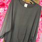 Long Sleeve Balloon Soft Bruin Plus Size maat 46 t/m 50