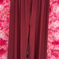 Broek Travel Bordeaux Plus Size maat t/m 54