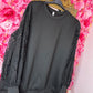 Sweater Gaya Zwart Plus Size Maat 44 t/m 48