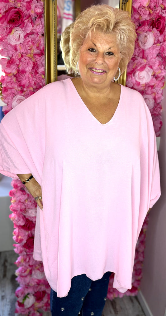 Tuniek Vlinder Licht Roze Maat 50 t/m 58